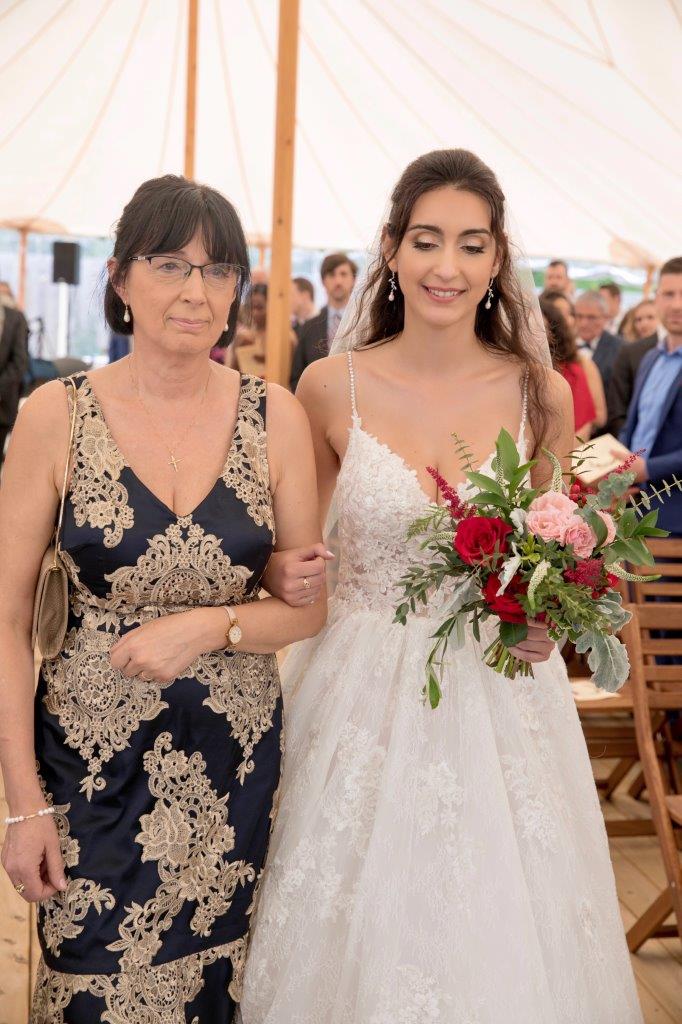 evermore weddings bride with mother of bride