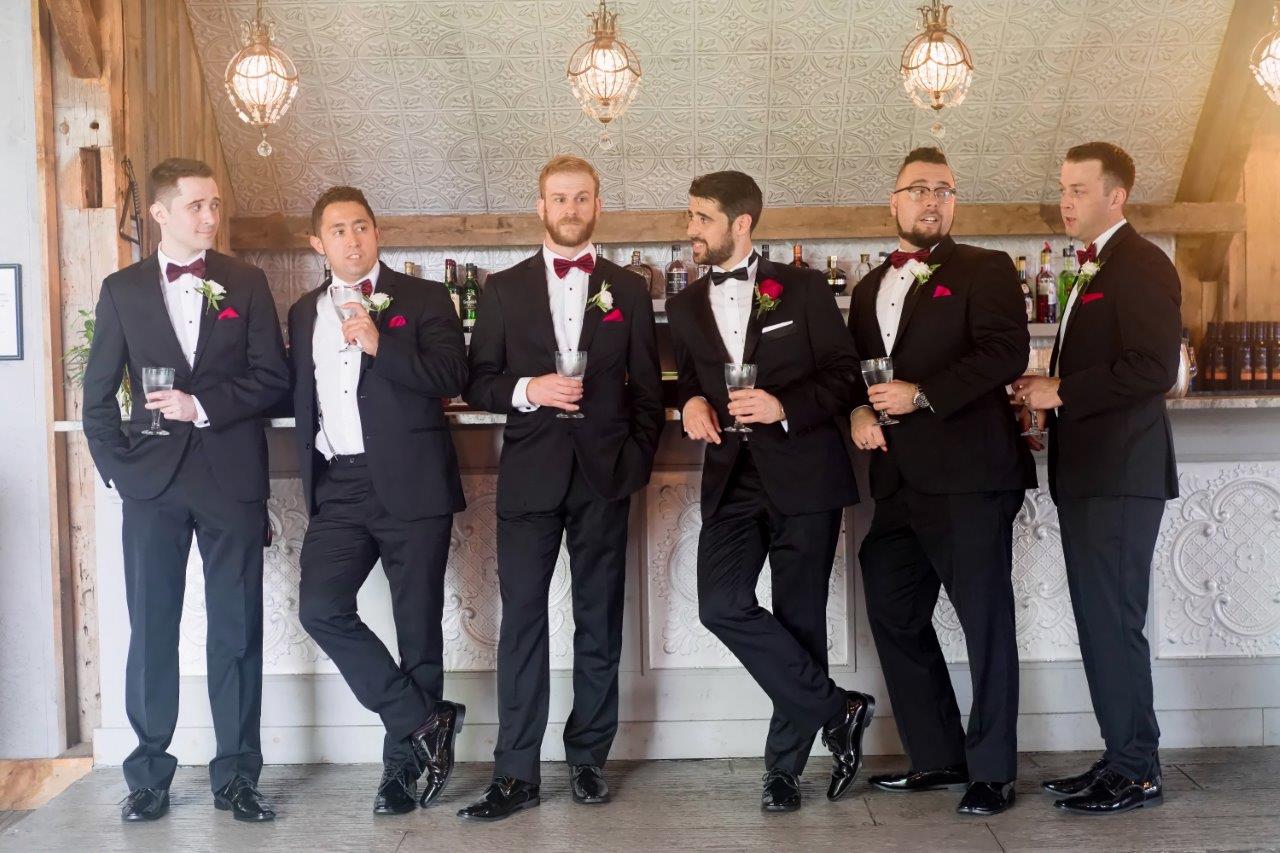 evermore weddings wedding party groomsmen